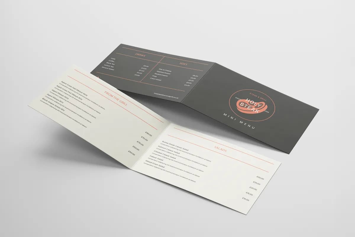 Folded Business Cards 4